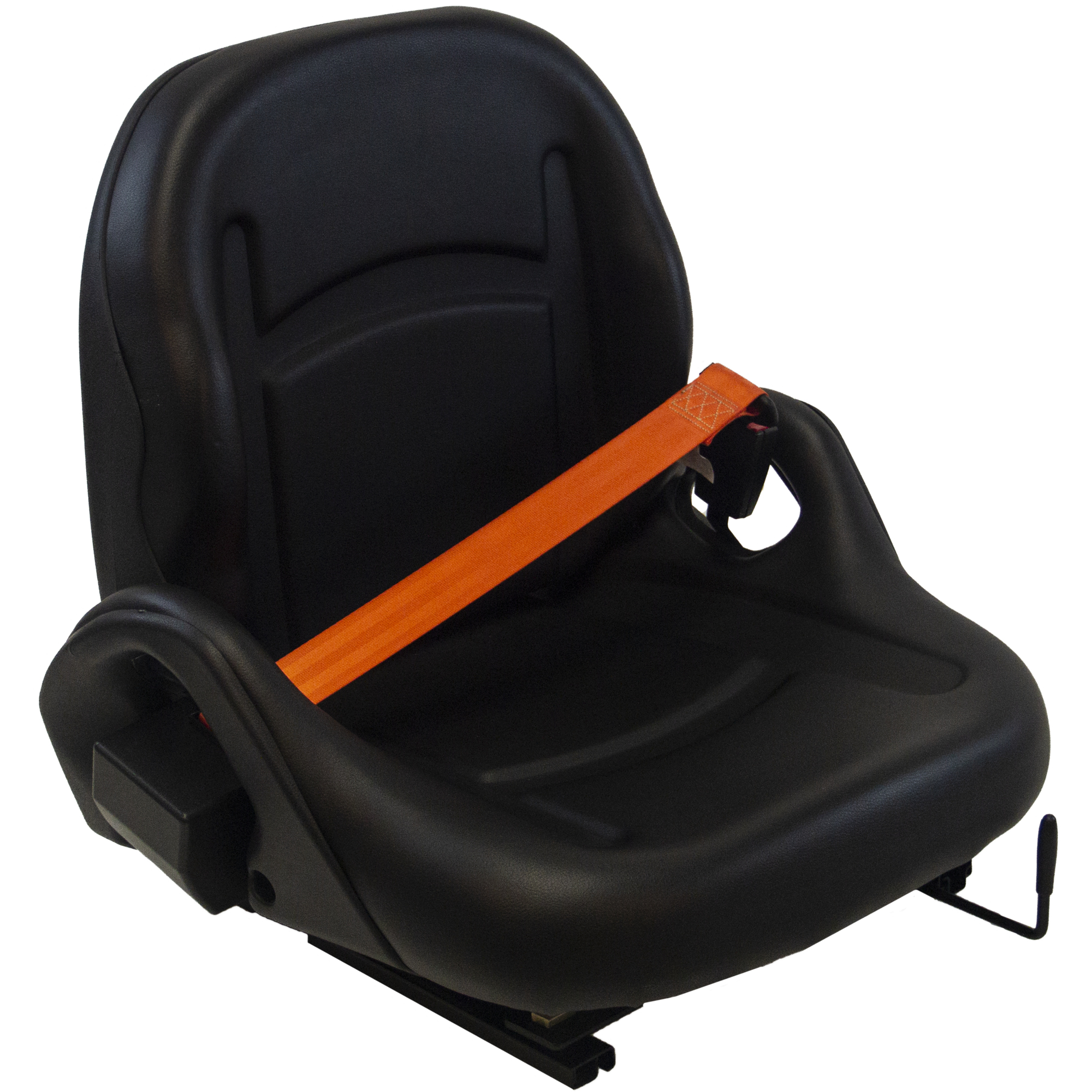 Black Talon Seats, UNIVERSAL FORK LIFT SEAT. HD FOAM CUSHIONS, Capacity 250 lb, Model# 395000BK